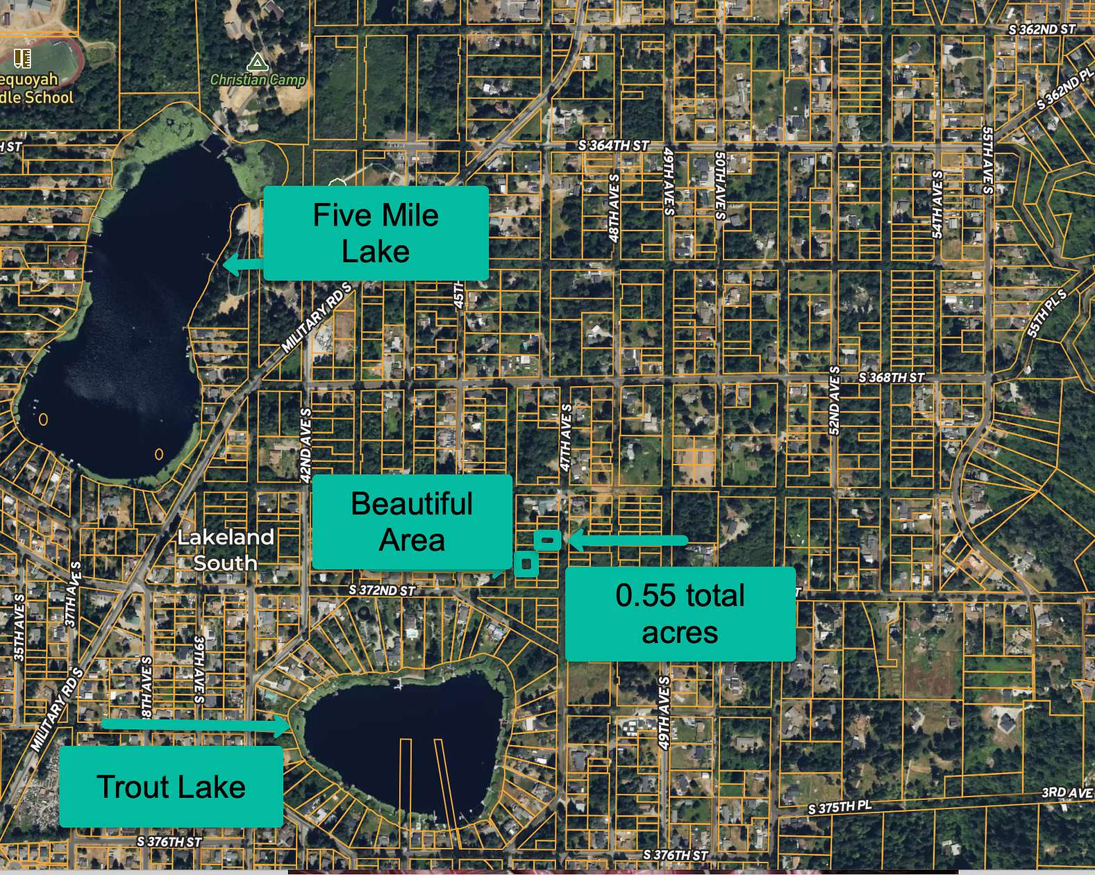 0.55 Acres of Residential Land for Sale in Auburn, Washington