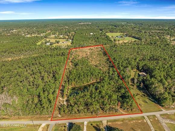 12.75 Acres of Recreational Land for Sale in Vancleave, Mississippi