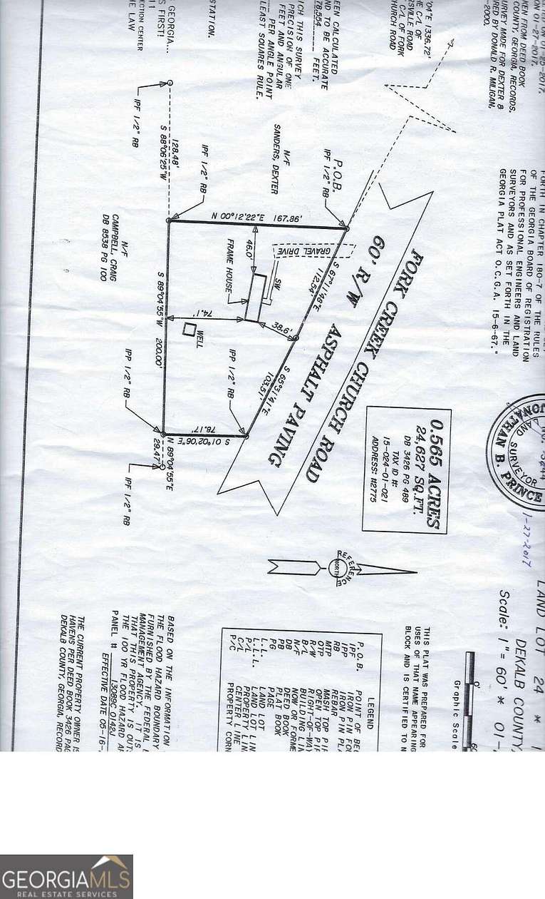 0.565 Acres of Residential Land for Sale in Ellenwood, Georgia