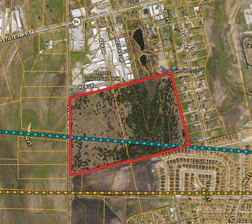 68.642 Acres of Land for Sale in Sherman, Texas