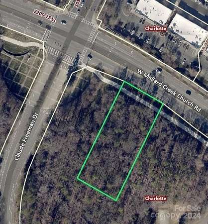 0.97 Acres of Commercial Land for Sale in Charlotte, North Carolina