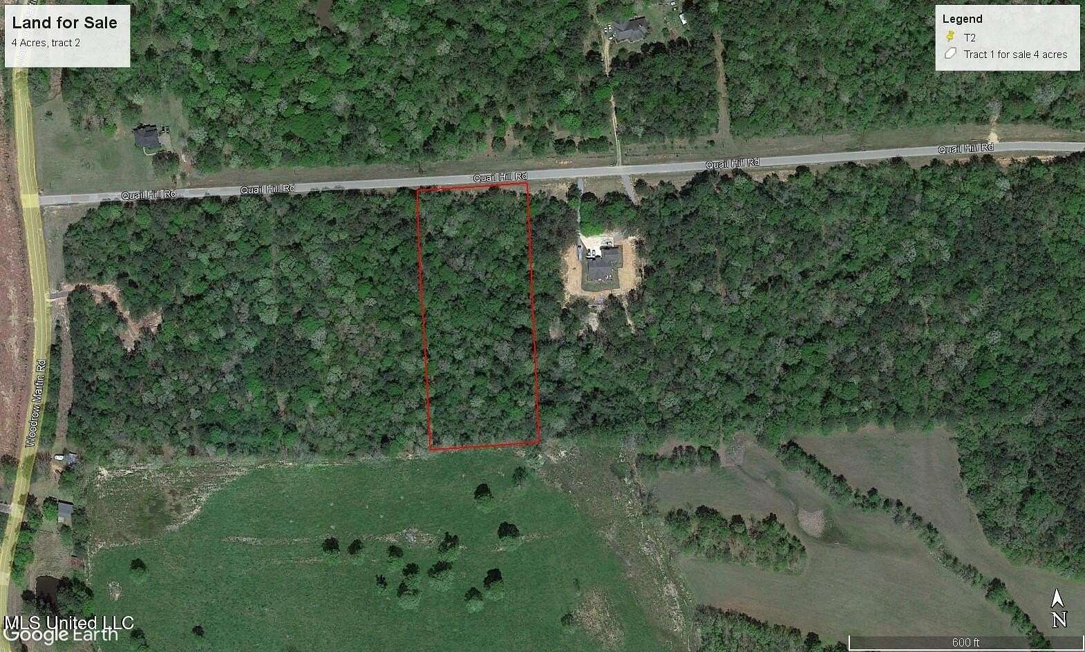 8 Acres of Land for Sale in Brandon, Mississippi