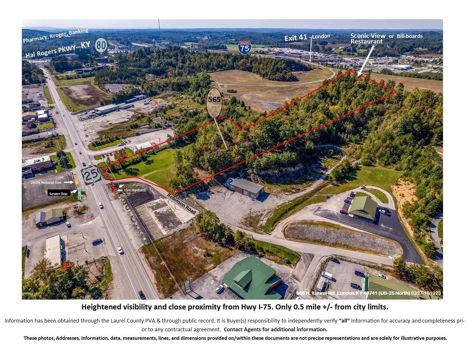 5.82 Acres of Mixed-Use Land for Sale in London, Kentucky