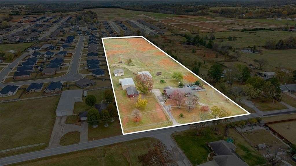 10.05 Acres of Land with Home for Sale in Springdale, Arkansas