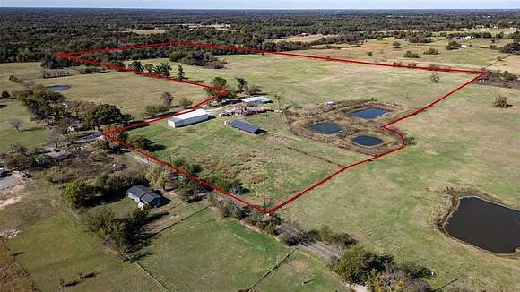 65.8 Acres of Agricultural Land with Home for Sale in Emory, Texas