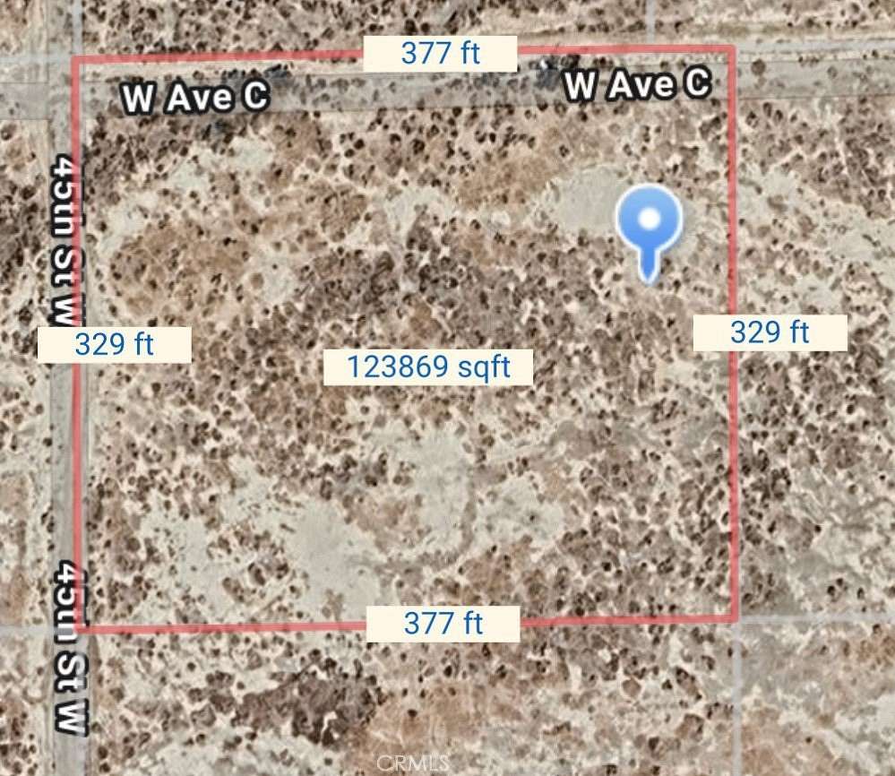 2.844 Acres of Land for Sale in Lancaster, California