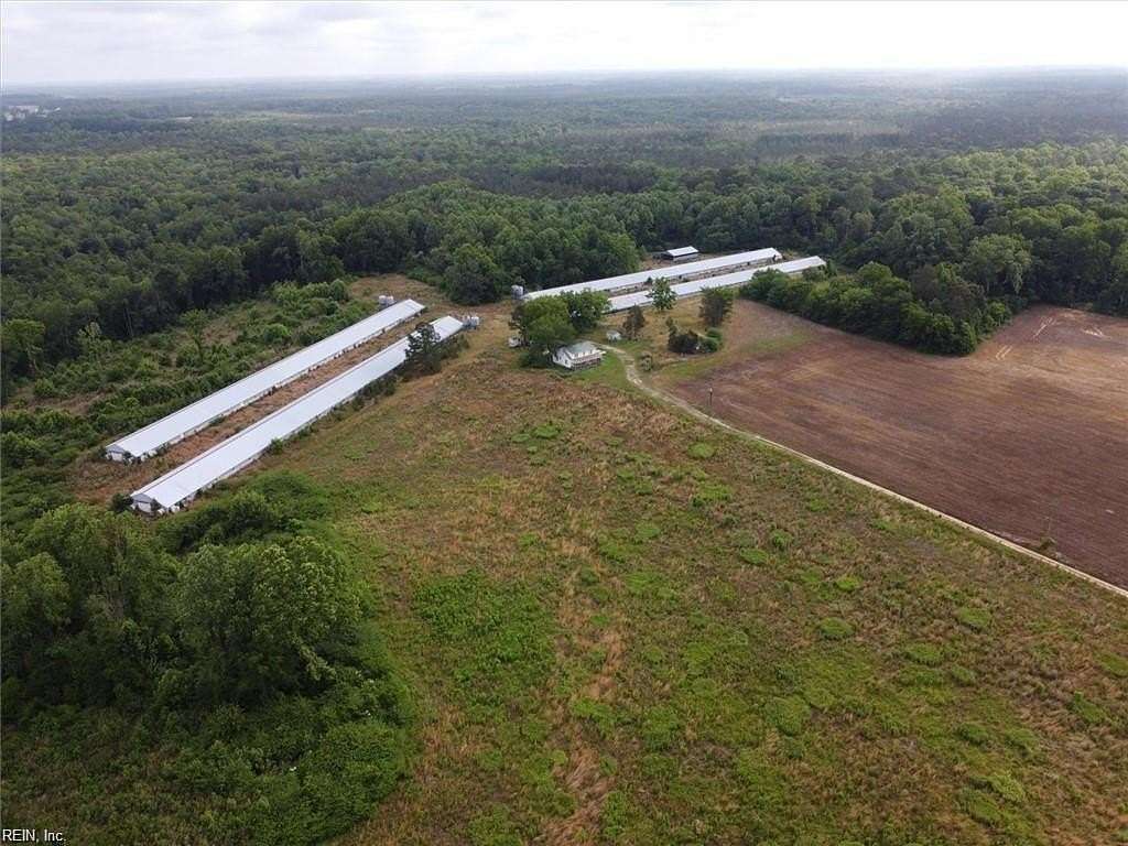 81.2 Acres of Land with Home for Sale in Franklin, Virginia