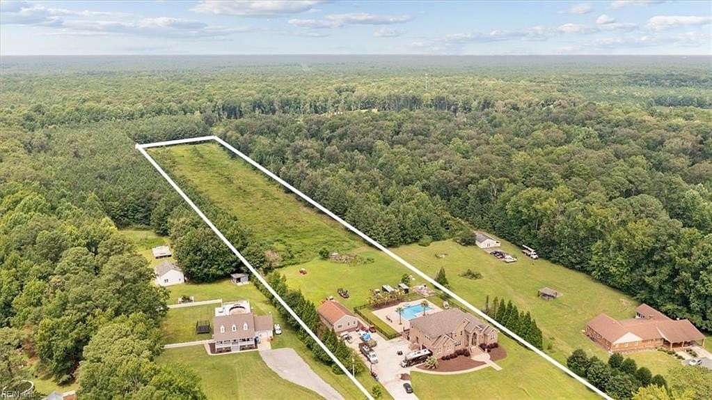 9.4 Acres of Residential Land with Home for Sale in Chesapeake, Virginia