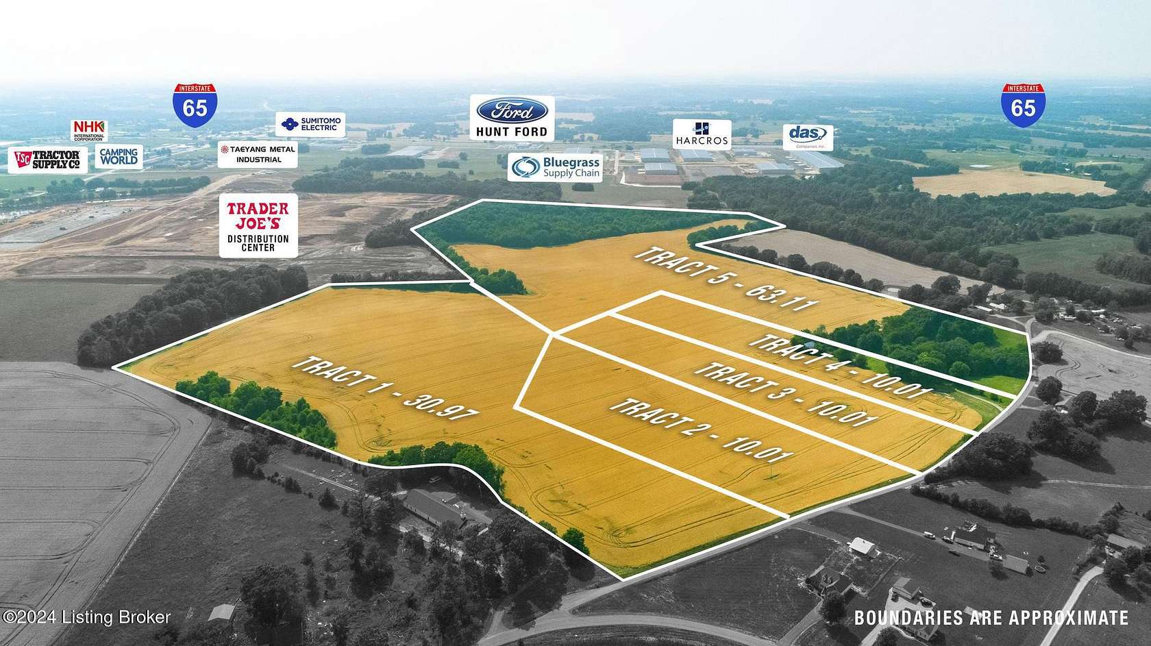 124 Acres of Land for Sale in Franklin, Kentucky