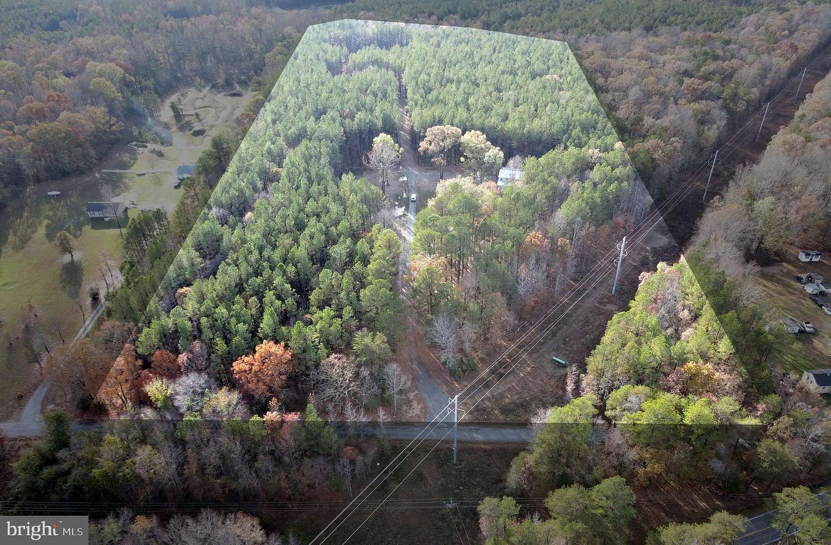 20 Acres of Recreational Land for Sale in Milford, Virginia