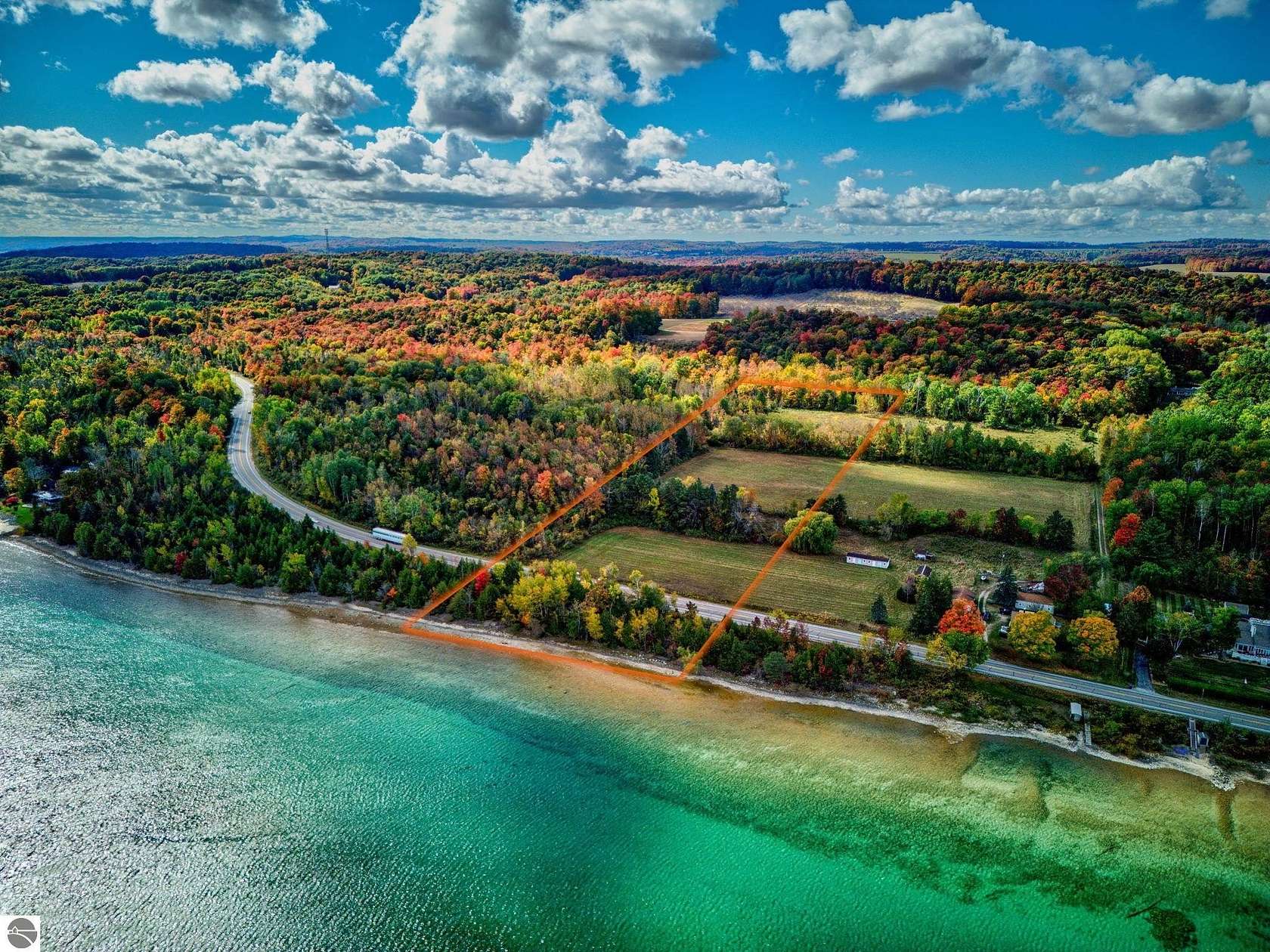 8.2 Acres of Residential Land for Sale in Suttons Bay, Michigan