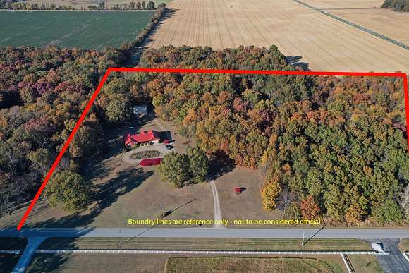 13 Acres of Recreational Land with Home for Sale in Rensselaer, Indiana