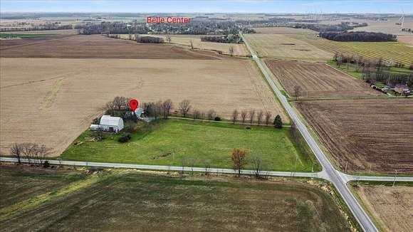 5.98 Acres of Residential Land with Home for Sale in Belle Center, Ohio