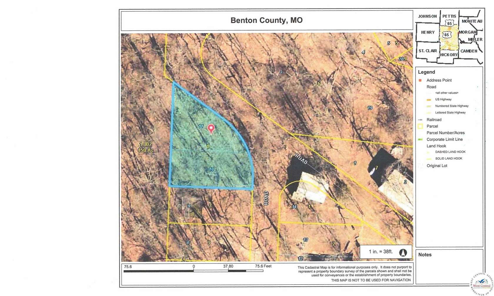 Residential Land for Sale in Cole Camp, Missouri