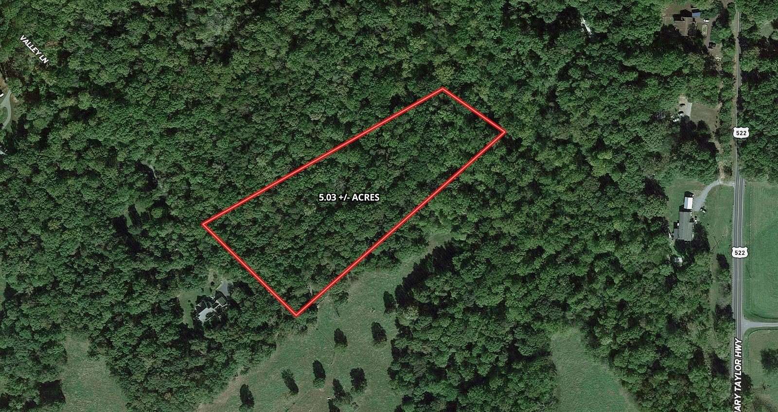 5.03 Acres of Land for Auction in Unionville, Virginia