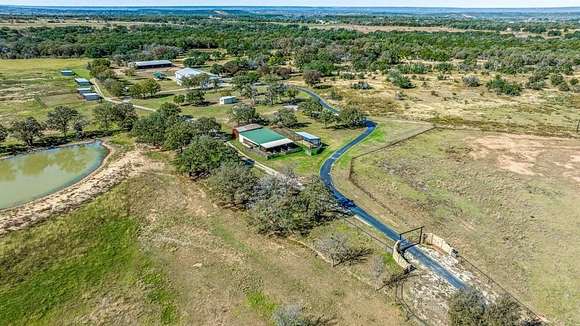 63 Acres of Land with Home for Sale in Lipan, Texas