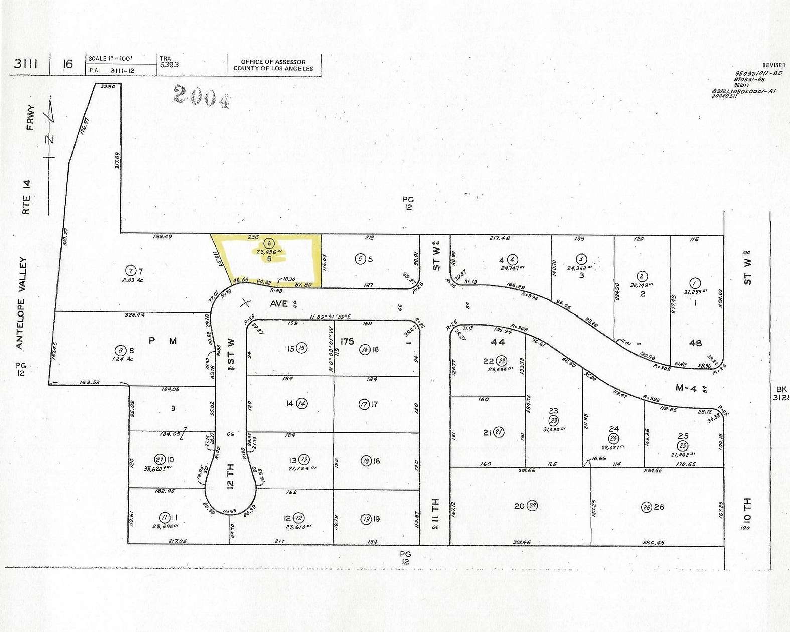 0.539 Acres of Commercial Land for Sale in Palmdale, California