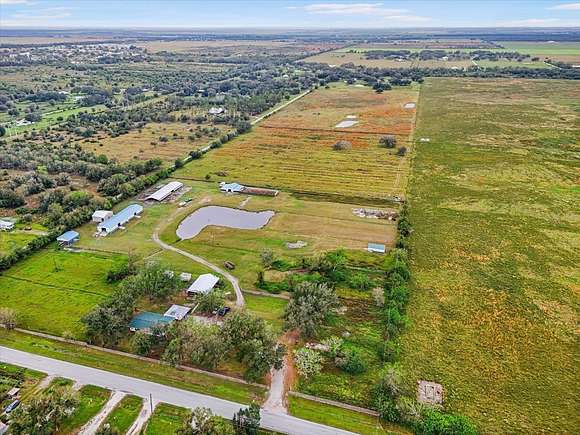 10 Acres of Residential Land with Home for Sale in Arcadia, Florida