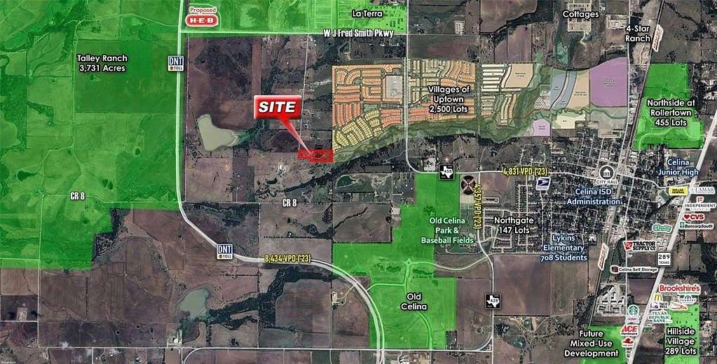 10 Acres of Residential Land for Sale in Celina, Texas