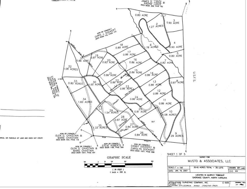 Residential Land for Sale in Murphy, North Carolina