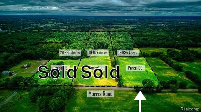 18.8 Acres of Land for Sale in Lapeer, Michigan