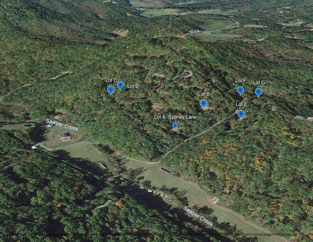 19.12 Acres of Land for Sale in Robbinsville, North Carolina