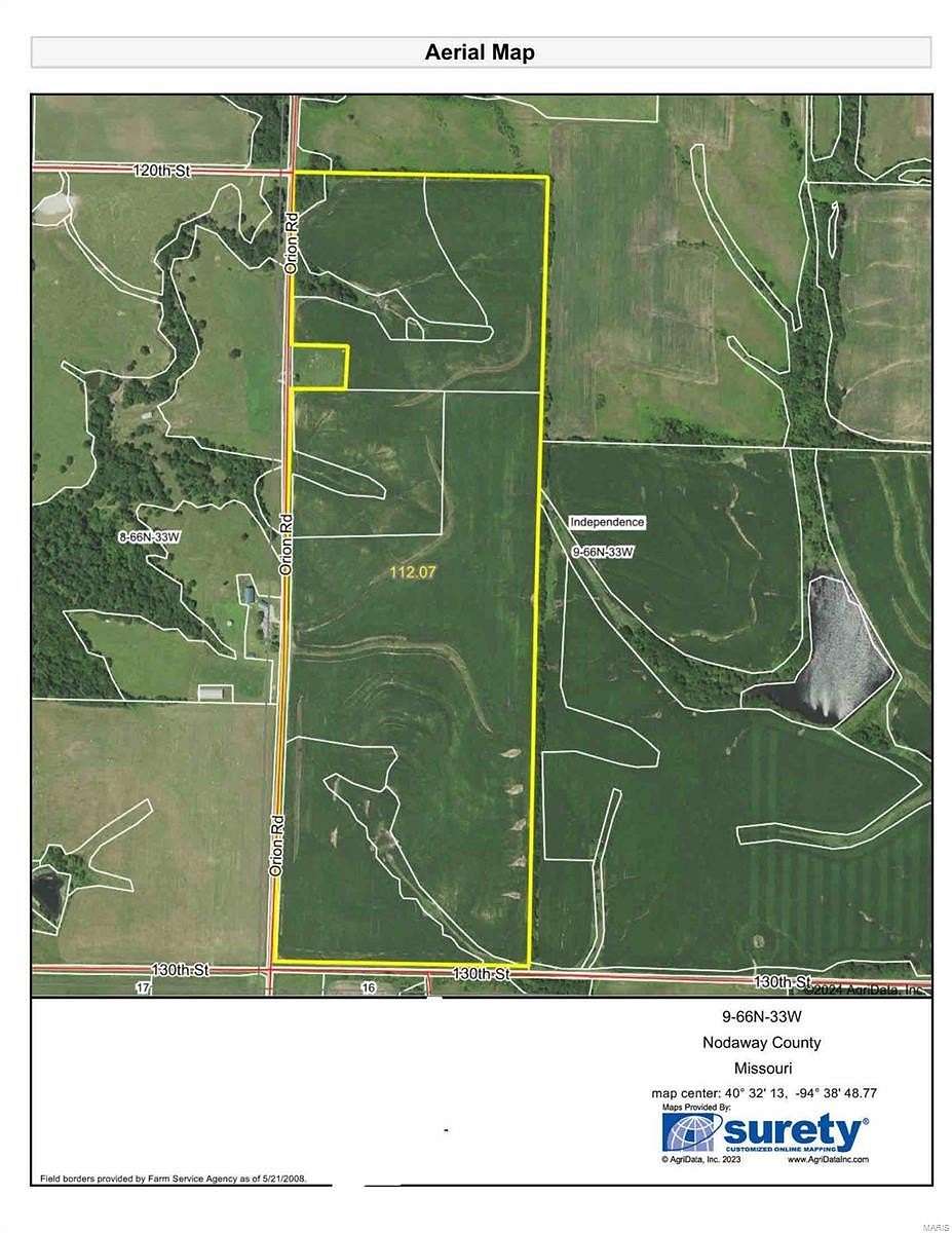 115 Acres of Agricultural Land for Sale in Independence Township, Missouri