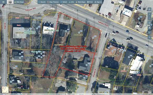 1.67 Acres of Commercial Land for Sale in Greenwood, South Carolina