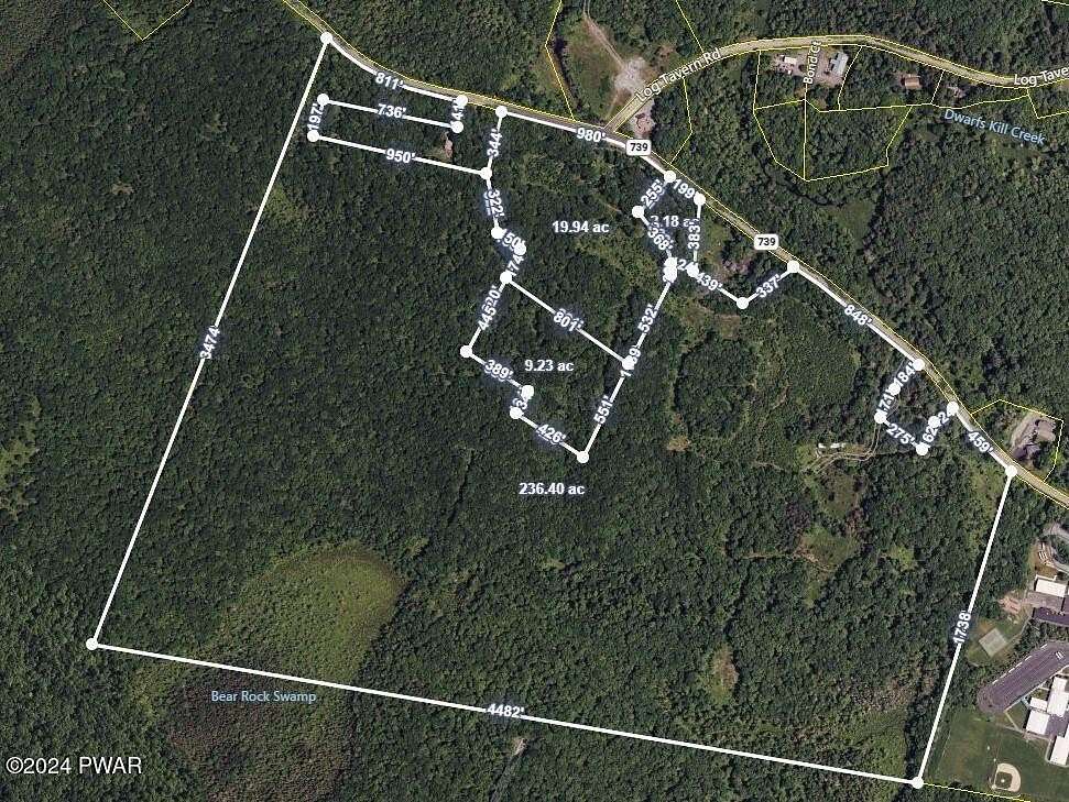 263 Acres of Land for Sale in Dingmans Ferry, Pennsylvania