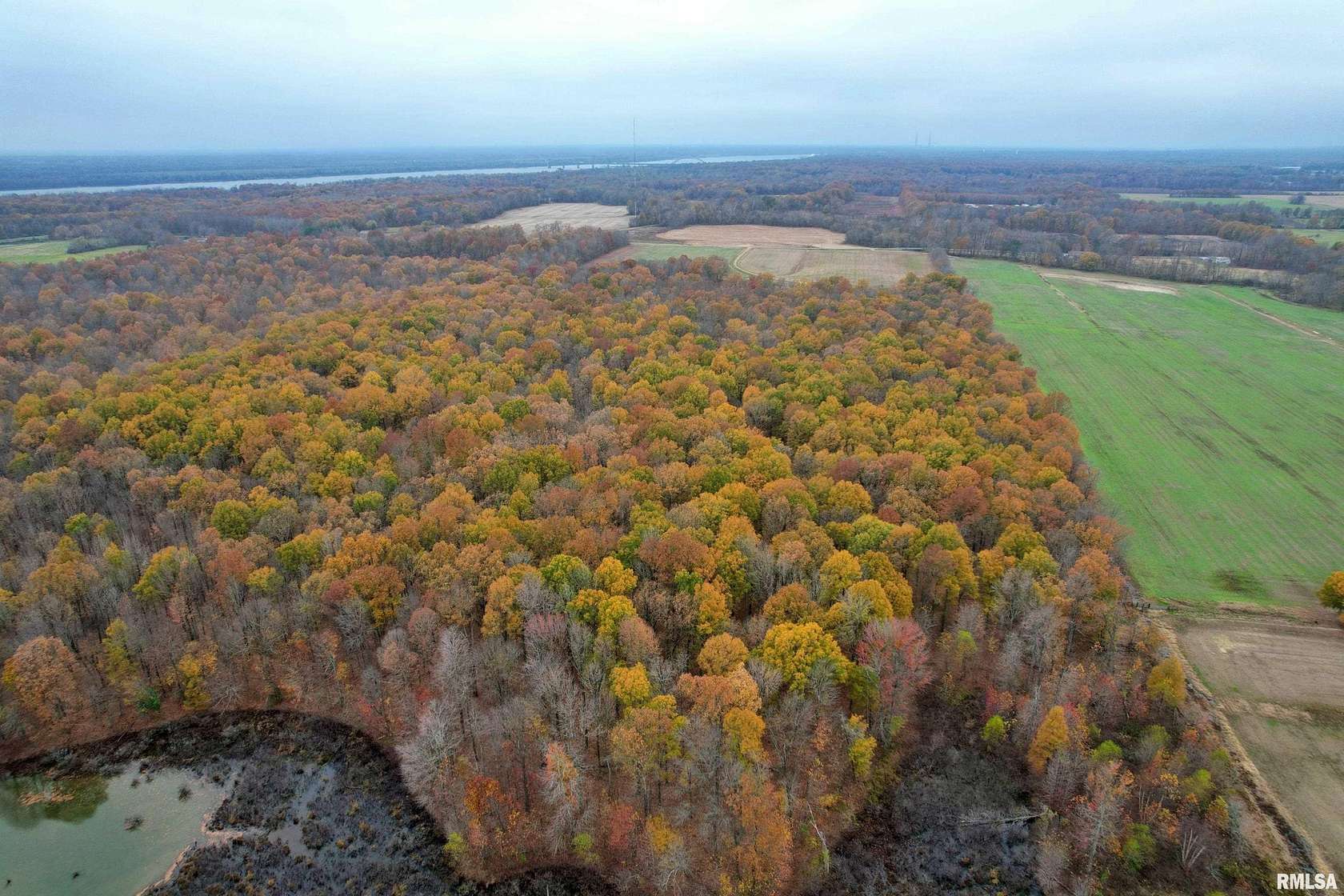 59.6 Acres of Recreational Land & Farm for Sale in Brookport, Illinois