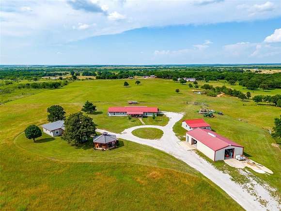 22.42 Acres of Agricultural Land with Home for Sale in Nocona, Texas