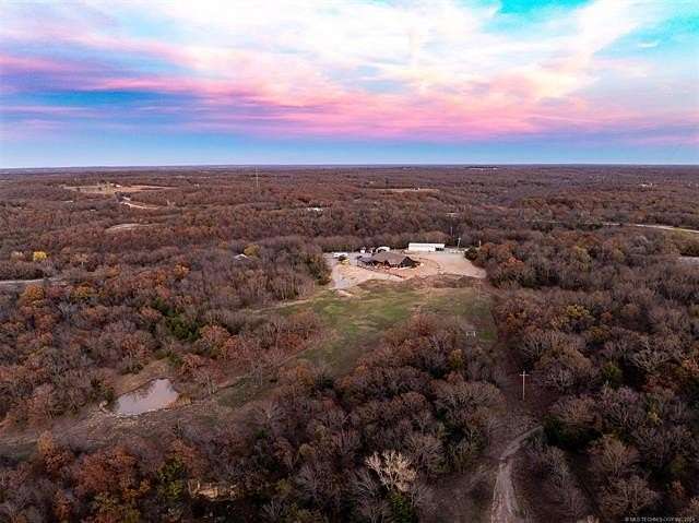 434 Acres of Recreational Land with Home for Sale in Drumright, Oklahoma