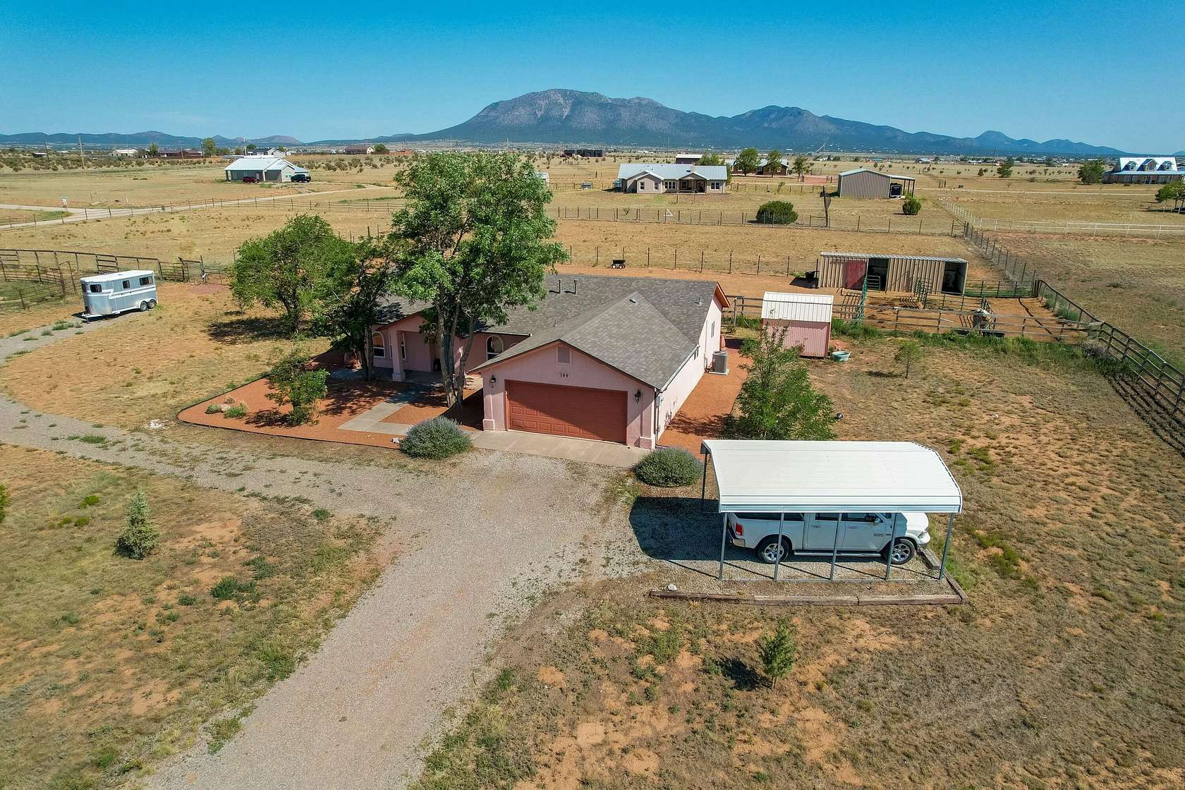 2.94 Acres of Residential Land with Home for Sale in Edgewood, New Mexico