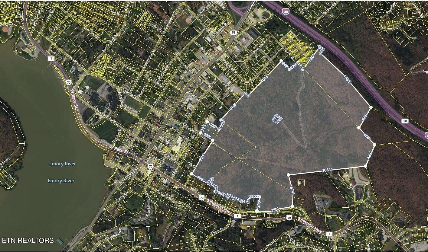 170.4 Acres of Land for Sale in Kingston, Tennessee