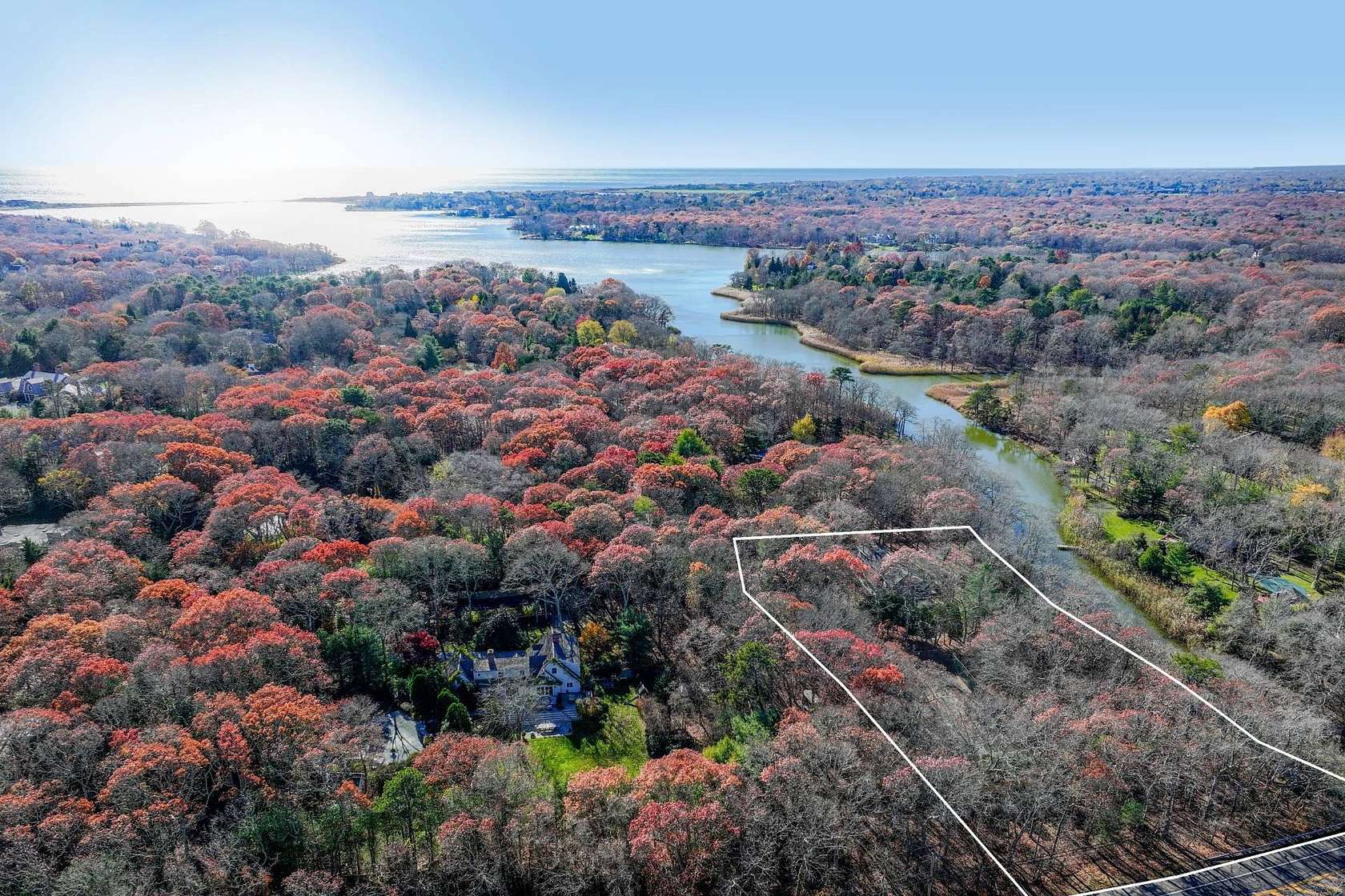 2.4 Acres of Residential Land with Home for Sale in East Hampton, New York