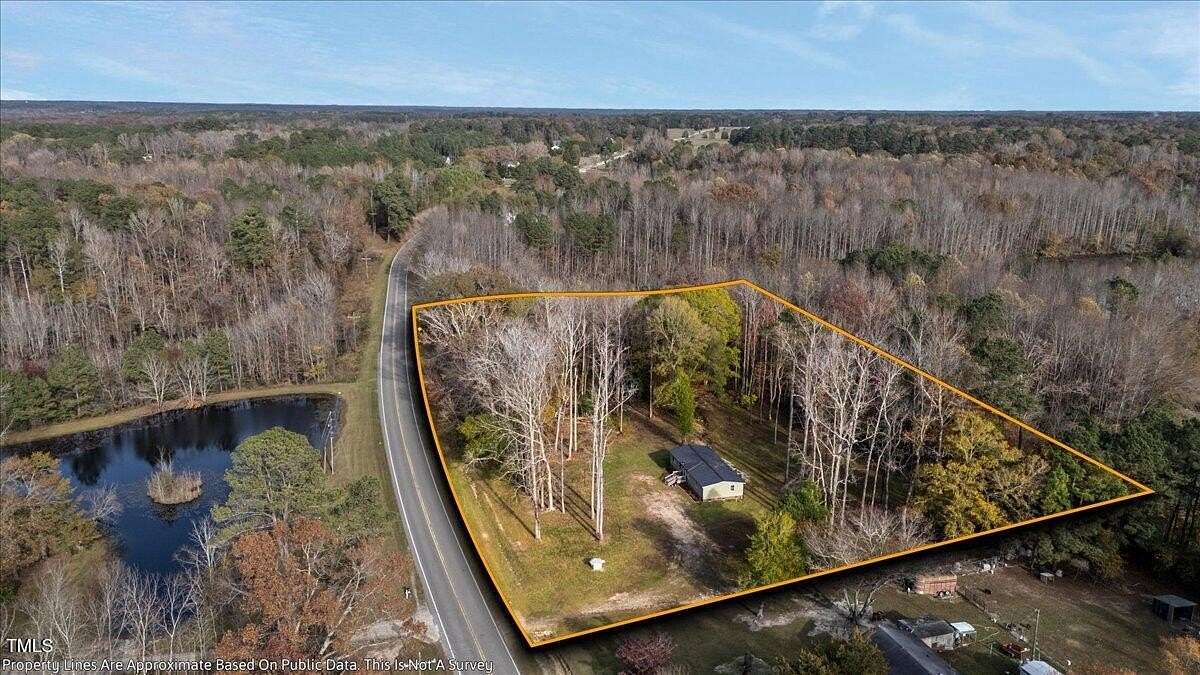 3.23 Acres of Residential Land with Home for Sale in Spring Hope, North Carolina