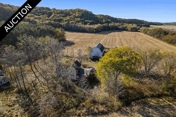 40 Acres of Agricultural Land with Home for Auction in New Lisbon, Wisconsin