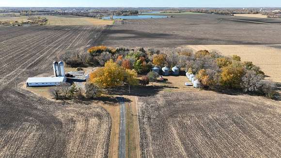 5.19 Acres of Residential Land with Home for Auction in Litchfield, Minnesota