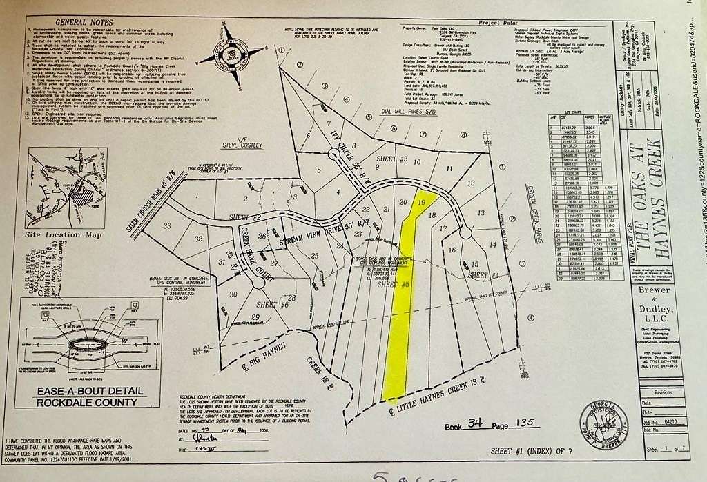 5 Acres of Residential Land for Sale in Conyers, Georgia