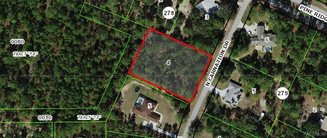 1.05 Acres of Residential Land for Sale in Beverly Hills, Florida