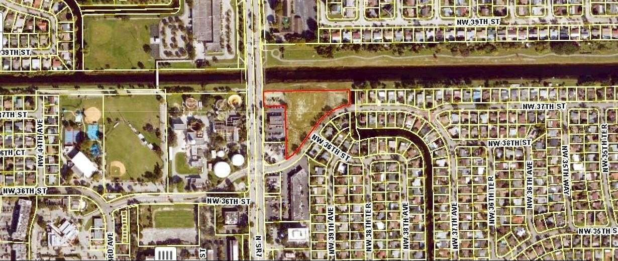 2.73 Acres of Improved Commercial Land for Sale in Lauderdale Lakes, Florida