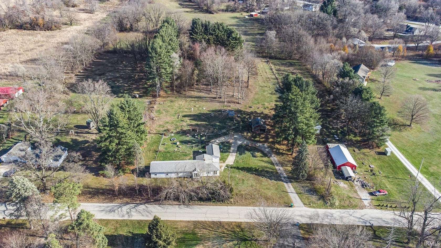 2.75 Acres of Residential Land with Home for Sale in Rolling Prairie, Indiana