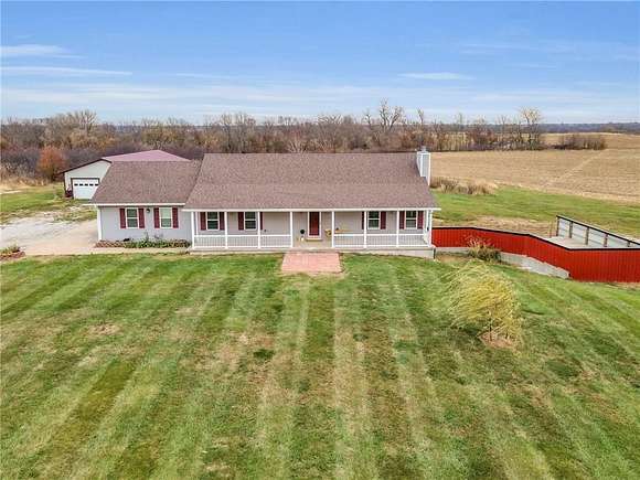 16.7 Acres of Land with Home for Sale in Cameron, Missouri