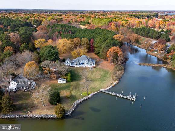 12.55 Acres of Land with Home for Sale in St. Michaels, Maryland