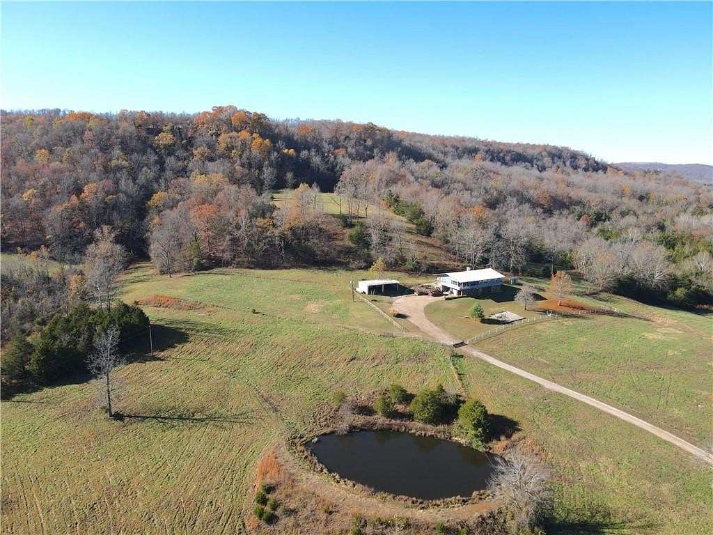 117 Acres of Agricultural Land with Home for Sale in Kingston, Arkansas