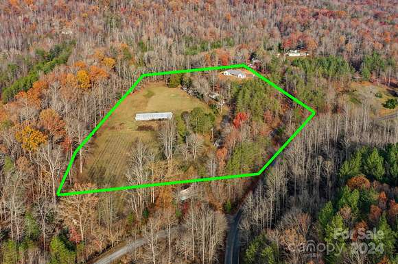 9.13 Acres of Land with Home for Sale in Lake Lure, North Carolina