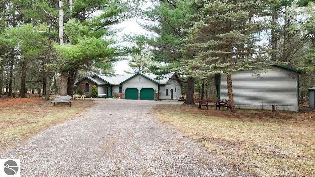 10.21 Acres of Recreational Land with Home for Sale in Roscommon, Michigan