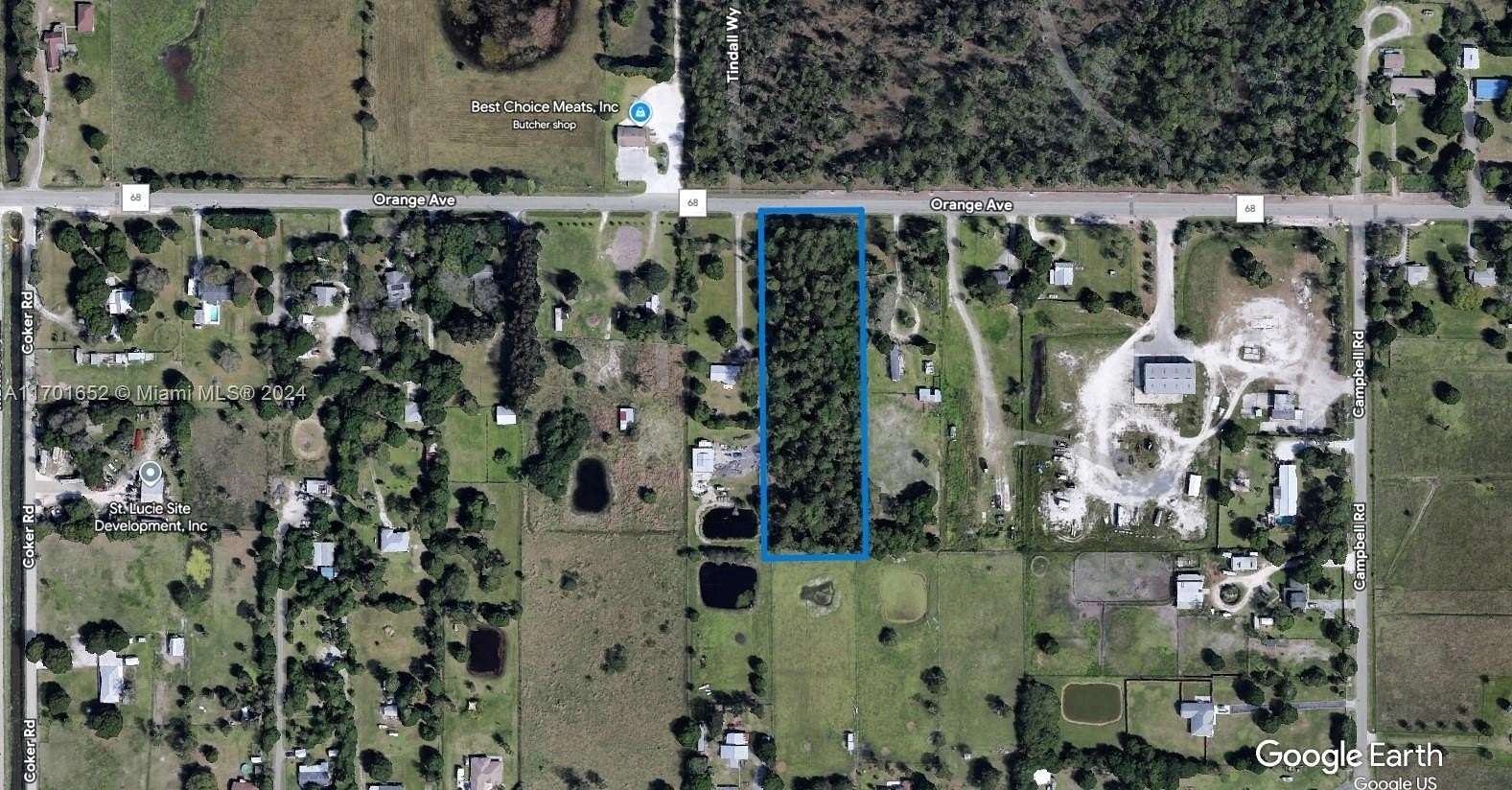 2.54 Acres of Residential Land for Sale in Fort Pierce, Florida