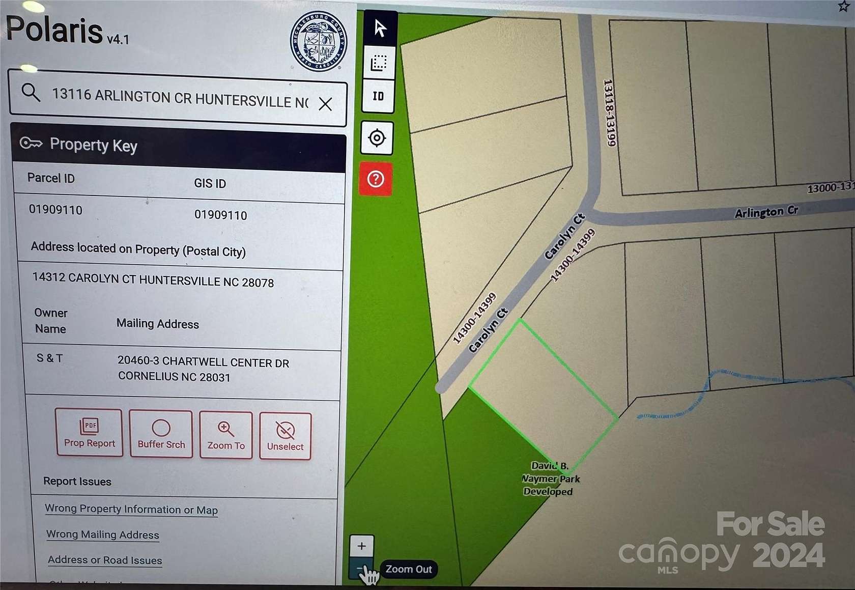 0.47 Acres of Land for Sale in Huntersville, North Carolina