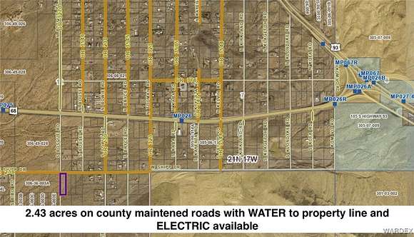 2.43 Acres of Residential Land for Sale in Golden Valley, Arizona